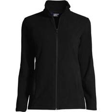 Lands' End XL Sweaters Lands' End Womens Full Zip Fleece Jacket Black Regular