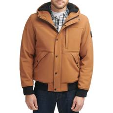 Outerwear Levi's Mixed Media Hoodie Bomber, Brown