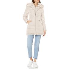 Velvet Outerwear True Womens Quilted Hooded Puffer Coat