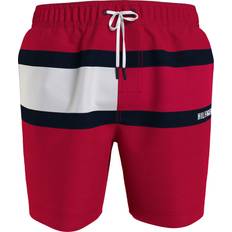 Tommy Hilfiger Swimwear Tommy Hilfiger Men's Big & Tall Flag Swim Trunk Apple Red Apple Red