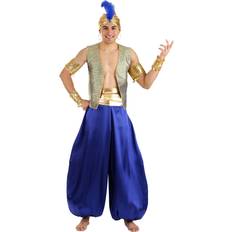 Fun Costumes Magical Jeweled Adult Genie Costume Blue/Brown