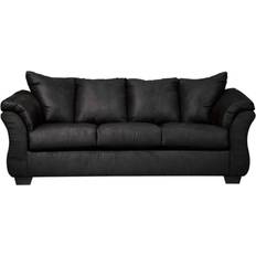 Black Furniture Ashley Darcy Black Sofa 89" 3 Seater