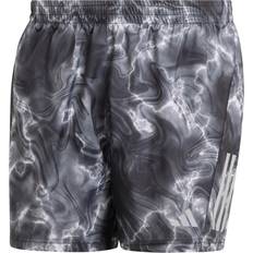 adidas Own The Run Allover Print Shorts - White