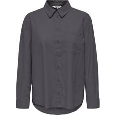 Multicoloured - Women Shirts Only Onltokyo Blend Oversized Shirt Co-Ord - Grey