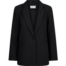 Neo Noir Avery Woven Blazer, Sort