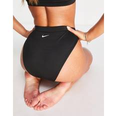 Nike Dame Badebukser Nike High Waisted Bikini Bottom - Sort