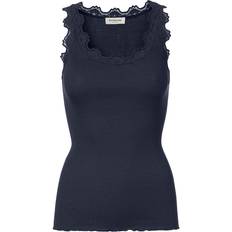Iconic Silk Top - Navy