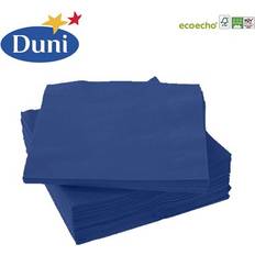 Articles de Fête Duni serviette 33x33 3 plis x 20 bleu fonce