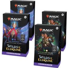 Wizards of the Coast Magic eldraine commander decks display 4 english