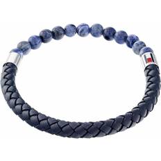 Tommy Hilfiger L Armbanden Tommy Hilfiger Leren Armband TJ2790475 - Blauwe