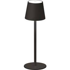 XXXlutz Tropea Sand Black Table Lamp 38cm