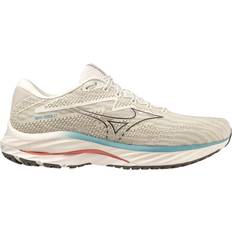 Mizuno Men Sneakers Mizuno Wave Rider 27 Snow White/Granite Grey Men's Shoes Gray Men's