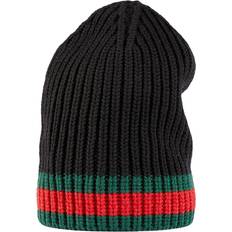 Men - Wool Beanies Gucci Wool Hat With Web, M, Black