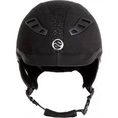 Back On Track Caschi da equitazione Back On Track Casco in microfibra EQ3 Lynx strass Noir