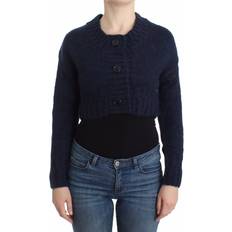 John Galliano Blue cropped cardigan