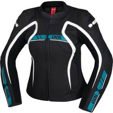 Motorcycle Equipment iXS RS-600 Leather Jacket - Black/Blue Woman