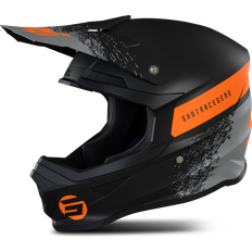 Furious Roll Crosshjälm - Svart/Orange