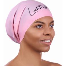 Swim Caps Long Hair Swim Cap Swimming Caps for Women Men Extra Swim Caps Premium Waterproof 100% Silicone Swim Cap Dreadlocks Suits Recreational Swimmers Rose Quartz XL