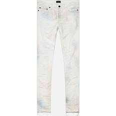 Man - Polyurethaan Spijkerbroeken John Elliott Creased Slim-Fit Jeans - Wit