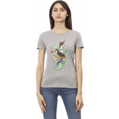 Trussardi Trussardi Action Gray Cotton Tops & T-Shirt