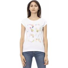 Trussardi Trussardi Action White Cotton Tops & T-Shirt