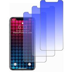 Screen Protectors Waloo Tempered Glass/Privacy/Anti-Blue Screen Protector for Phones 3-Pack 3 Pack Anti Blue Iphone 11 Pro/X/XS