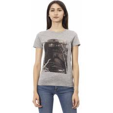 Trussardi Trussardi Action Gray Cotton Tops & T-Shirt