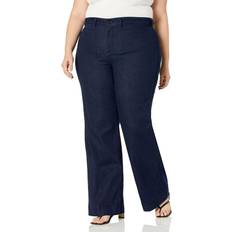 NYDJ womens Plus Teresa Trouser Pants, Rinse
