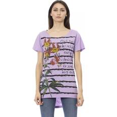 Trussardi Trussardi Action Purple Cotton Tops & T-Shirt