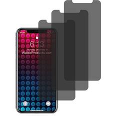 Screen Protectors Waloo Tempered Glass/Privacy/Anti-Blue Screen Protector for Phones 3-Pack 3 Pack Privacy Iphone 6