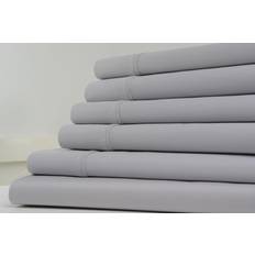 Kathy Ireland 1,200TC Bed Sheet Gray