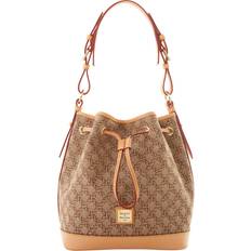 Water Resistant Bucket Bags Dooney & Bourke Maritime Drawstring - Brown