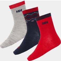 Helly Hansen Intimo Helly Hansen Kids Wool Sock 3Pk Everyday Merino Wool Sock Grey A23-25 Grey Melang A23-25