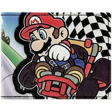 Super Mario kart racing characters multicolour id & card bi-fold wallet