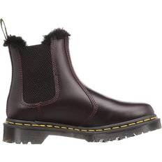 Dr. Martens 2976 Atlas Leonore Faux Fur Lined Chelsea Boots - Oxblood