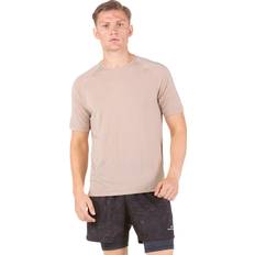 Ronhill Herr liv Tencel S/S T-shirt, löpning, latte märgel/vanilj