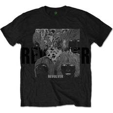 Beatles revolver The Beatles Revolver Reverse Album Cover T Shirt Black