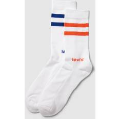 Unterwäsche Levi's normal geschnittene Sportsocken mit Streifen – 2er Pack Mehrfarbig Mehrfarbig