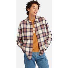 Timberland Vrouw Buitenkleding Timberland Flannel Overshirt For Women In Brown Brown