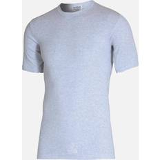 herre T-shirt rund hals grå