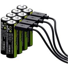 Verico LoopEnergy USB-C Genopladeligt AA-batteri Litium 1700 mAh 1.5 V 8 stk