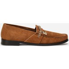 Dolce & Gabbana Herr Lågskor Dolce & Gabbana Läderloafers Brun