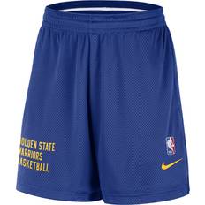 Gold - Unisex Shorts Nike Men's Golden State Warriors Blue Mesh Shorts, Holiday Gift