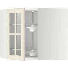 IKEA Metod White/Bodbyn Off-White Vitrinskåp 67.5x60cm