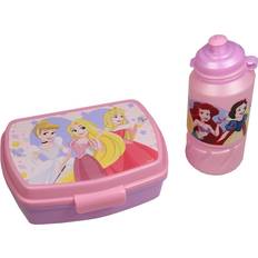 Licens Disney Prinsessmatlåda Med Dricksflaska 2 Delar
