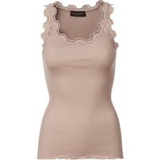 Rosemunde Iconic Silk Top - Vintage Powder