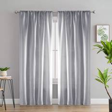Modern Simple Style Solid Color Completed Curtains 1pc