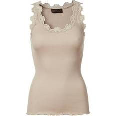 Rosemunde Dame Overdele Rosemunde Iconic Silk Top - Cacao