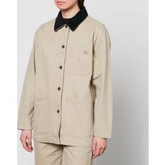 Donna - Tela Giubbotti Dickies Duck Cotton-Canvas Chore Jacket Stone