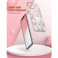 Apple iPhone 11 Bumpers i-Blason Cosmo Lite Series Case for iPhone 11 2019 Premium Hybrid Slim Protective Bumper Case with Camera Protection, Marble, 6.1"